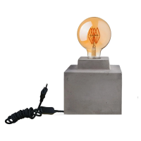 Oprawa biurkowa nocna V-TAC beton kostka fi160mm VT-7160 5 lat gwarancji | 3800157619004 LED EUROPE