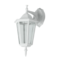 Kinkiet ogrodowy latarenka V-TAC E27 W dół biały mat VT-750 | 3800157616225 LED EUROPE