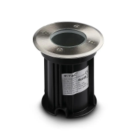 Oprawa gruntowa ogrodowa najazdowa okrągła stal szczotkowana GU10 IP65 V-TAC VT-7677 | 3800157617741 LED EUROPE