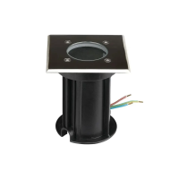 Oprawa gruntowa ogrodowa najazdowa kwadrat stal szczotkowana GU10 IP65 V-TAC VT-7677 | 3800157617758 LED EUROPE