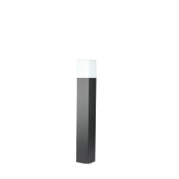Słupek ogrodowy V-TAC GU10 kwadrat aluminium czarny 80x80x500mm IP54 VT-7614 3 lata gwarancji | 3800157636377 LED EUROPE