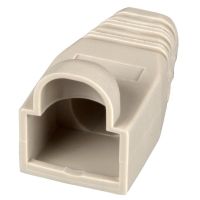 Osłonka RJ45 na kabel 6-8mm, szary, op. 100szt | CCAS-RJBT-68 C C Partners