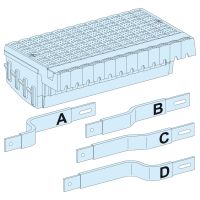 Blok rozdzielczy Polypact z przyłączam 4P | LVS04404 Schneider Electric