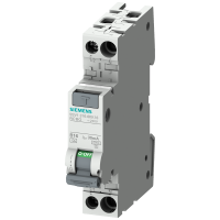 Kompaktowy wyłącznik różnicowo-nadprądowy kombinowany RCBO 1+N w jednym module 6kA typ A(G) 30mA B16 | 5SV1316-6LK16 Siemens