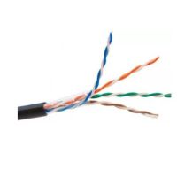 Kabel teleinformatyczny U/UTP kat.5e SecurityNET zewnętrzny żelowany czarny /karton 305m/ KRĄŻEK