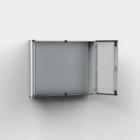 Obudowa metalowa n/t 1200x1200x300 IP55 z płytą montażową 2 drzwi RAL7035 MAD1201230R5 | MAD1201230R5 Eldon