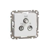 Gniazdo R/TV/SAT przelotowe (7dB), białe, Sedna Design & Elements | SDD111484 Schneider Electric