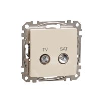 Gniazdo TV/SAT końcowe (4dB), beżowy, Sedna Design & Elements | SDD112471S Schneider Electric