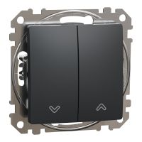 Łącznik żaluzjowy, czarny antracyt, Sedna Design & Elements | SDD114104 Schneider Electric
