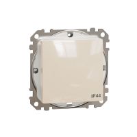 Łącznik 1-biegunowy IP44, beżowy, Sedna Design & Elements | SDD212101 Schneider Electric