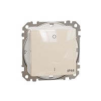 Łącznik 2-biegunowy IP44, beżowy, Sedna Design & Elements | SDD212102 Schneider Electric