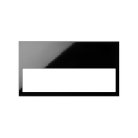 Ramka minimal 2-krotna czarny Simon 100 | 10001620-138 Kontakt Simon