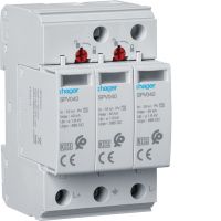 Ogranicznik przepięć SPD T2 MOV 3P PV | SPV340 Hager