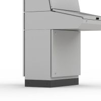 Cokół, boki, 100x400, Stal miękka, RAL7022 (2szt) | PST1040 Eldon