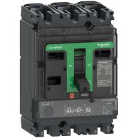 Wyłącznik mocy ComPacT NSX160B, 3P, 100A, 25kA, wyzwalacz elektroniczny MicroLogic 2.2, ComPacT NSX  | C10B32D100 Schneider Electric