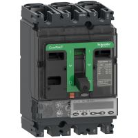 Wyłącznik ComPacT NSX, 250R, 200kA/415VAC, 3 biegunowy, MicroLogic 5.2E 100A | C10R35E100 Schneider Electric