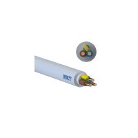 Przewód instalacyjny NYM-J 3x2,5 300/500V RAL 7035 /500m/ SZPULA | 172160005S0500 Nkt