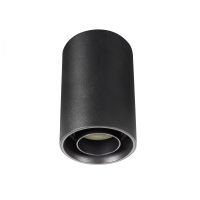 Oprawa natynkowa CHLOE GU10 SPOT 250V IP20 80x130mm czarna okrągła regulowana | SLIP004007 Wojnarowscy