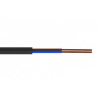 Przewód mieszkaniowy H03VVH2-F (OMYP) 2x1,5 300/300V czarny  BĘBEN | 5901854409986-B Elpar