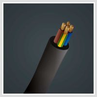 Przewód w izolacji gumowej H07RN-F (OnPD) 4x1,5 żo 450/750V KRĄŻEK | 5907702812977 EK Elektrokabel