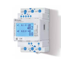 Licznik energii trójfazowy, M-Bus, 1 wyjście inpulsowe, NFC, MID, dwutaryfowy | 7M.38.8.400.0312 Finder