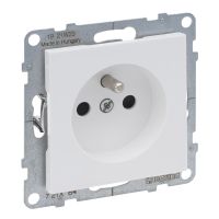 Gniazdo 2P+Z z przesłoną 16A 250 V zaciski śrubowe, biały, Suno | 721184 Legrand