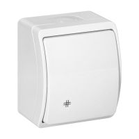 Łącznik krzyżowy n/t AQUATIC IP44 biały | OR-OE-7103/W Orno