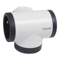 Rozgałęźnik obrotowy 2X2P+Z, USB A+C biały/grafitowy | 049437 Legrand