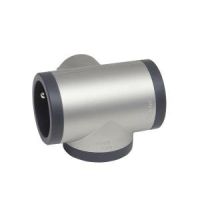 Rozgałęźnik 3X2P+Z aluminium/grafitowy | 049438 Legrand