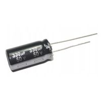 Kondensator elektrolityczny THT 330uF 50VDC FI: 10x20mm | EEUEB1H331 PANASONIC