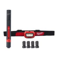 Zestaw alkaiczny HL2IPL-LED (latarka długopisowa IPL-LED + latarka czołówka HL2-LED) | 4933492103 Techtronic