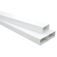 Kanał instalacyjny bez przegrody 50x20 bezhalogenowy / 2m, biały | 10500HBR Efapel