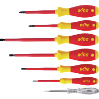 Zestaw wkrętaków Wiha SoftFinish płaski, Phillips 7-częściowy | 00834 Wiha Werkzeuge GmbH