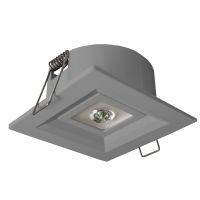 Oprawa LOVATO P LED IP20 3W (opt. Korytarz) 1h jednozadaniowa AT szara | LVPC/3W/B/1/SE/AT/GR Awex