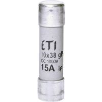 Wkładka topikowa cylindryczna PV CH10x38 gPV 15A/1000V DC | 002625080 Eti