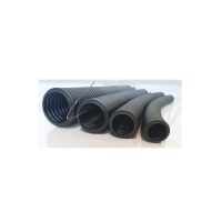 Rura giętka karbowana bezhalogenowa RKCG/PV 50/42 PVC UV 1250N czarna (25m) | 05.246 Elektroplast Stróża
