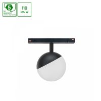 Oprawa LED GLOBE kula na szynoprzewód 100x148mm 5W 165st czarna 5 lat gw. CASAMBI system SHIFT | WLD+40000_CASAMBI Wojnarowscy