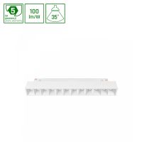 Oprawa LED GRID S na szynoprzewód 204x23x42mm 12W 35st biały 5 lat gw. CASAMBI system SHIFT | WLD+40040_CASAMBI Wojnarowscy