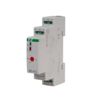 Przekaźnik bistabilny z wyłącznikiem czasowym z pamięcią na szynę DIN, 160A/20ms | BIS-413M-LED F&F