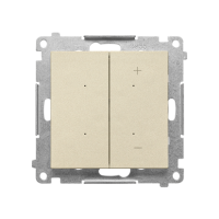 DIMMER W – Ściemniacz do pasków LED-owych, sterowany smartfonem (moduł); Szampański mat Simon 55 GO | TESW1W.01/144 Kontakt Simon