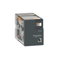 Miniaturowy przekaźnik wtykowy, Harmony, 5A, 2CO, z diodą LED, 12V DC | RXM2LB2JD Schneider Electric