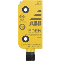 Czujnik bezpieczeństwa Jokab Safety z wyjściem DYNlink, 24VDC, IP69K, Adam C DYN-Info M12-5 | 2TLA020051R5101 ABB
