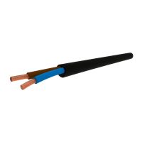 Przewód mieszkaniowy H03VV-F (OMY) 2x0,75 300/300V czarny KRĄŻEK | 5901854402963 Elpar