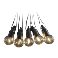 Girlanda ogrodowa solarna z pilotem V-TAC 12 metrów 10 żarówek 0,5W IP44 VT-70512 3000K 300lm | 3800157699839 LED EUROPE