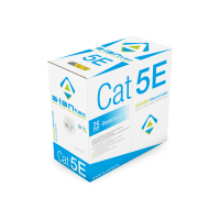 Kabel teleinformatyczny U/UTP kat.5e PVC Eca 4PR 305m (ŻÓŁTA powłoka) KRĄŻEK | KIU5PVC305Y A-Lan Technologie