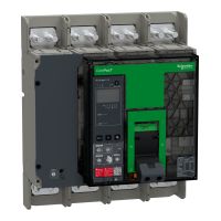 Wyłącznik, ComPacT NS630bH, 70kA przy 415VAC, 3P, stacjonarny, sterowanie ręczne, MicroLogic 5.0E, 6 | C063H35EFM Schneider Electric