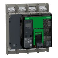 Wyłącznik, ComPacT NS800L, 150kA przy 415VAC, 3P, stacjonarny, sterowanie ręczne, MicroLogic 5.0A, 8 | C080L35AFM Schneider Electric