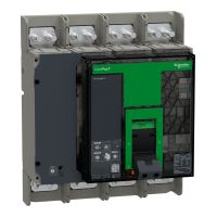 Wyłącznik, ComPacT NS800L, 150kA przy 415VAC, 4P, stacjonarny, sterowanie ręczne, MicroLogic 2.0, 80 | C080L420FM Schneider Electric