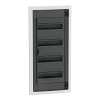 Rozdzielnica modułowa podtynkowa 4x13 IP40, IK09 drzwi przezroczyste, PrismaSeT XS PSXS-4-13-PT-P | LVSXP413 Schneider Electric