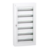 Rozdzielnica modułowa natynkowa 6x24 IP40, IK09 drzwi przezroczyste, PrismaSeT XS PSXS-6-24-NT-P | LVSXR624 Schneider Electric